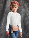 Abel and Lula Girls Quilted Fanny Pack - 2 Color Choices | HONEYPIEKIDS 