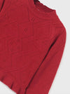 HONEYPIEKIDS | Abel & Lula Girls Raspberry Knit Sweater