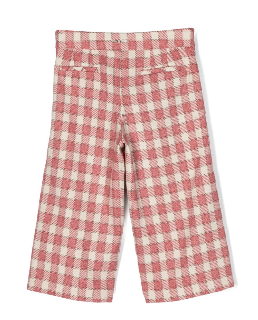 Abel & Lula Girls Raspberry Plaid Culotte Pants | HONEYPIEKIDS 