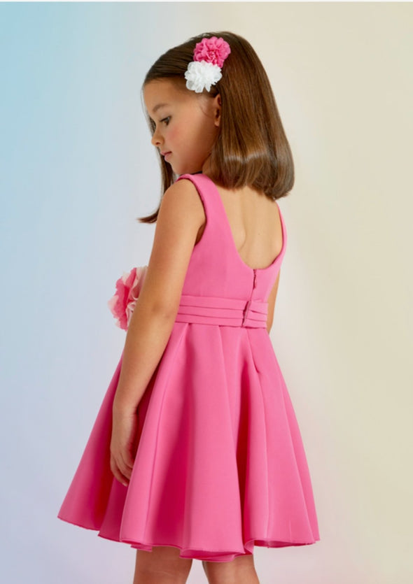 Abel & Lula Girls Strawberry Crepe Dress | HONEYPIEKIDS | Kids Boutique Clothing