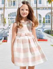 Abel & Lula Girls Striped Sleeveless Dress | HONEYPIEKIDS 
