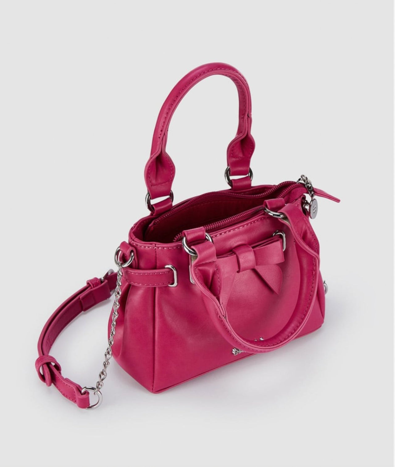 Abel & Lula Girls Structured Fuchsia Bag | HONEYPIEKIDS 