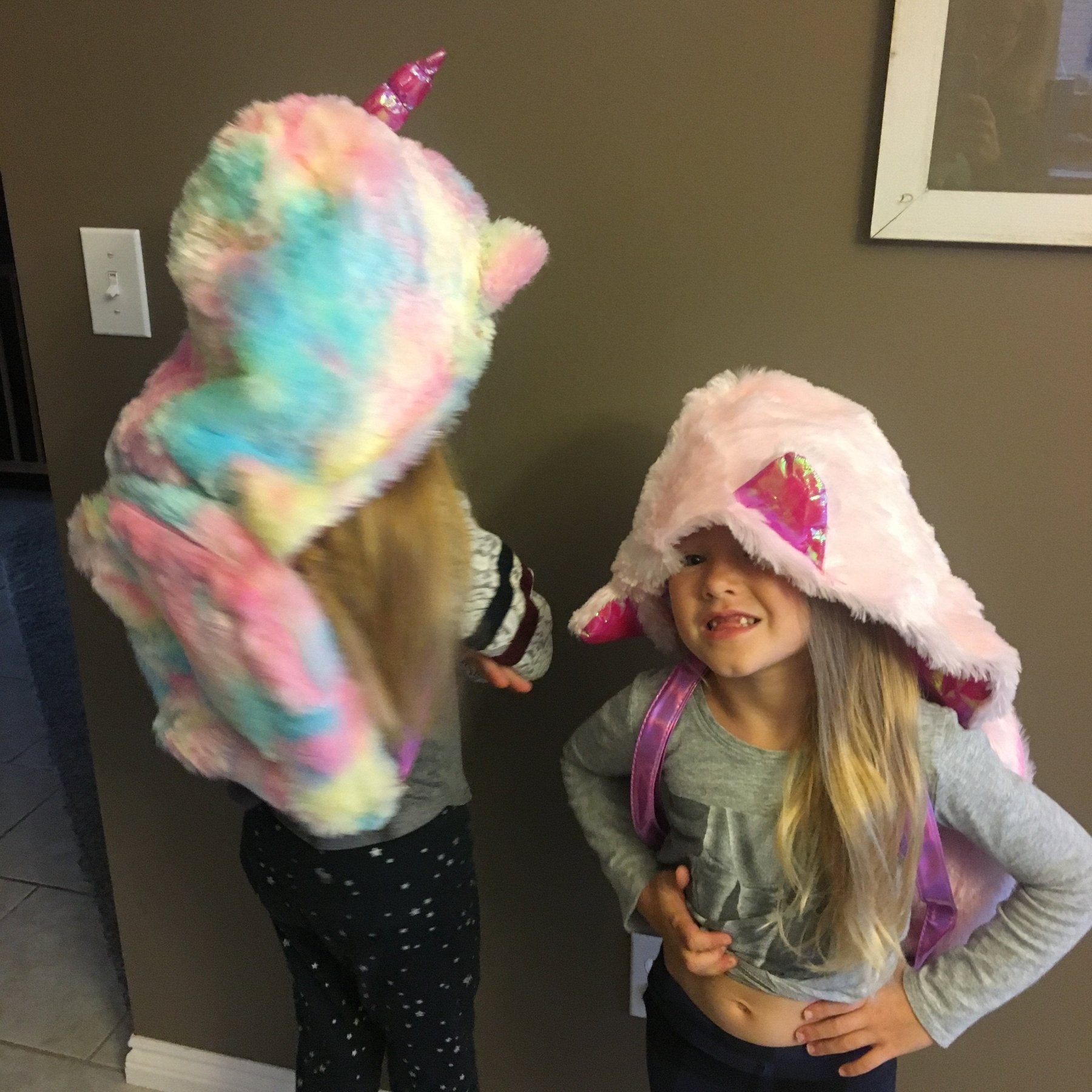 AMERICAN JEWEL FURRY HOODED BACKPACKS | HONEYPIEKIDS 