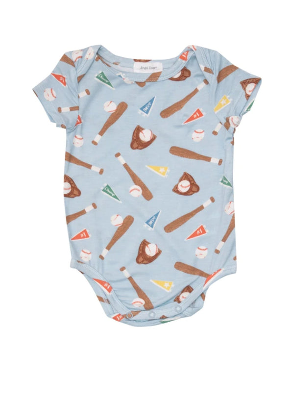 Angel Dear Baby Baseball Onesie Bodysuit | HONEYPIEKIDS | Kids Boutique Clothing