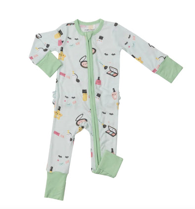 HONEYPIEKIDS | Angel Dear Baby DRESS UP FUN Bamboo Ruffle Zipper Romper Sleeper