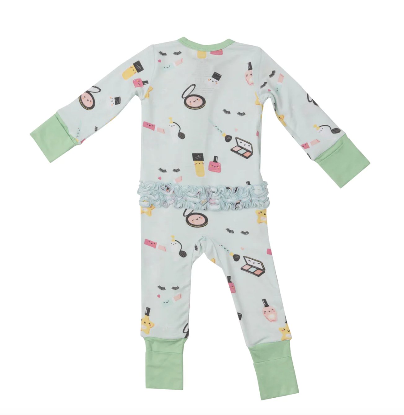 Angel Dear Baby DRESS UP FUN Bamboo Ruffle Zipper Romper Sleeper | HONEYPIEKIDS 