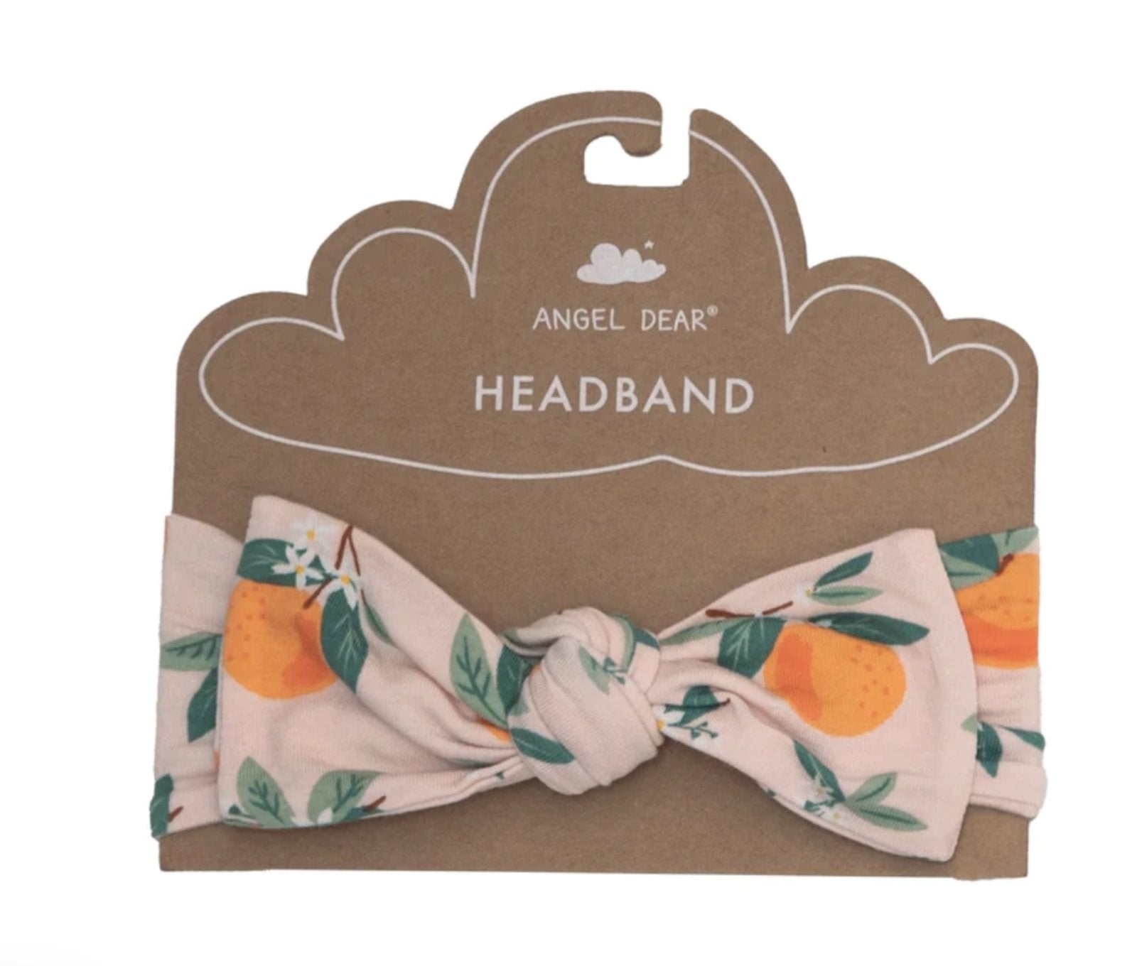 Angel Dear Baby Girl ORANGE BLOSSOMS Headband | HONEYPIEKIDS 