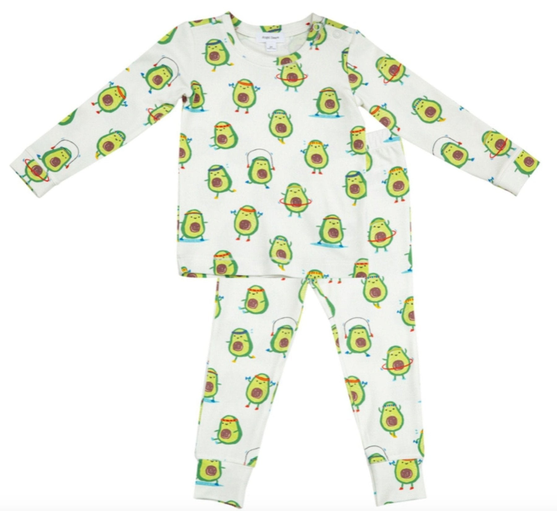Angel Dear Baby & Toddler Unisex Avo-Cize Loungewear Pajamas | HONEYPIEKIDS 
