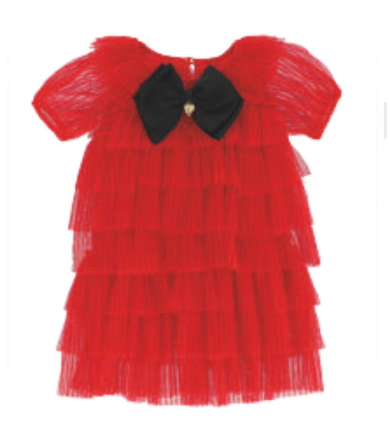 Angel's Face Baby and Youth Girls Red Tallulah Bow Dress | HONEYPIEKIDS 