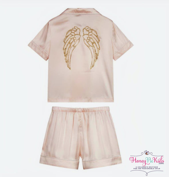 Angel's Face Girls Ballet Pink Faye PJ Set | HONEYPIEKIDS | Kids Boutique Clothing