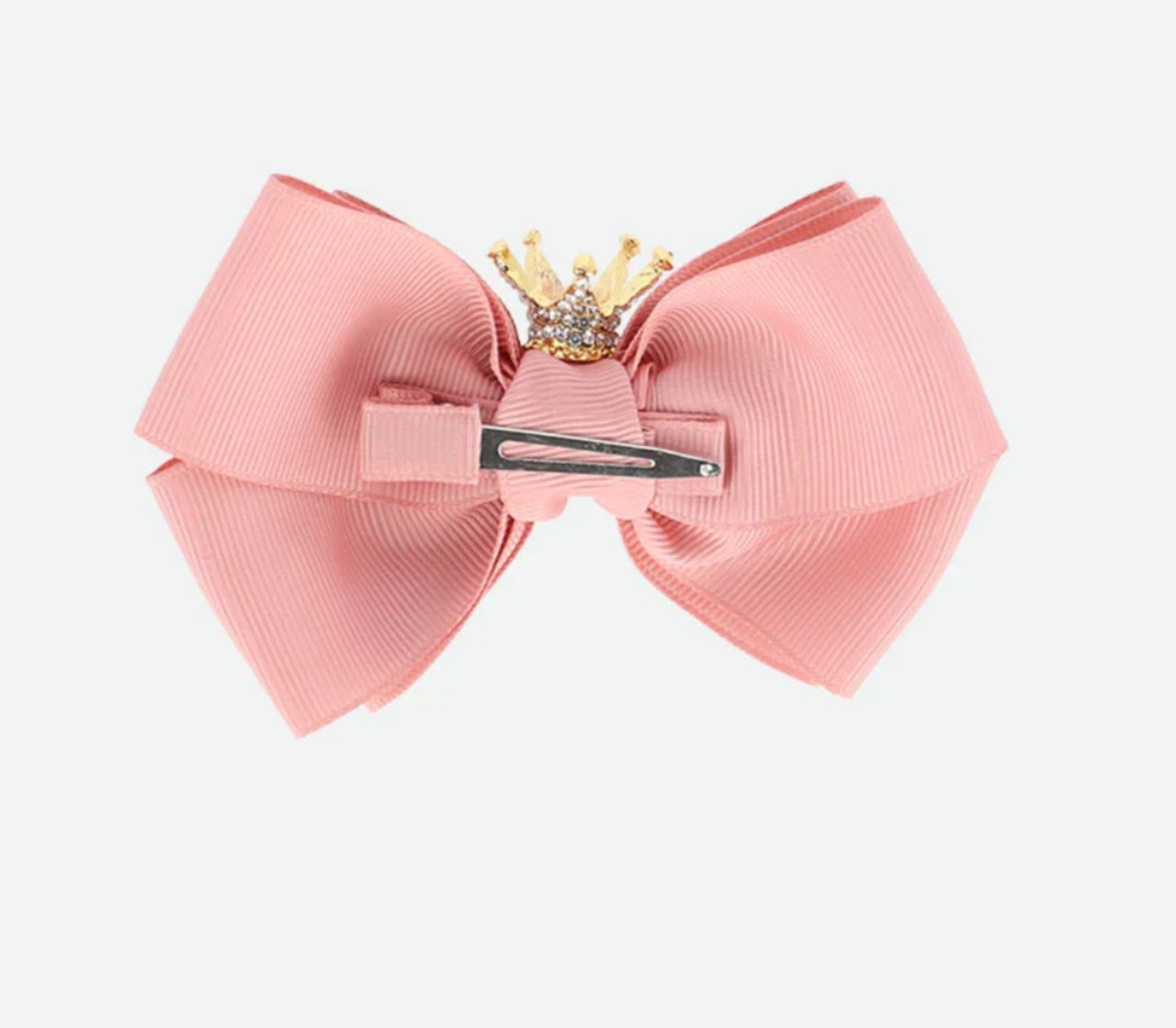 Angel's Face Girls Big Blush Color Crown Bow | HONEYPIEKIDS 