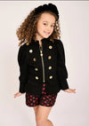 Angel's Face Girls Black Artemisia Jacket | HONEYPIEKIDS | Kids Boutique Clothing