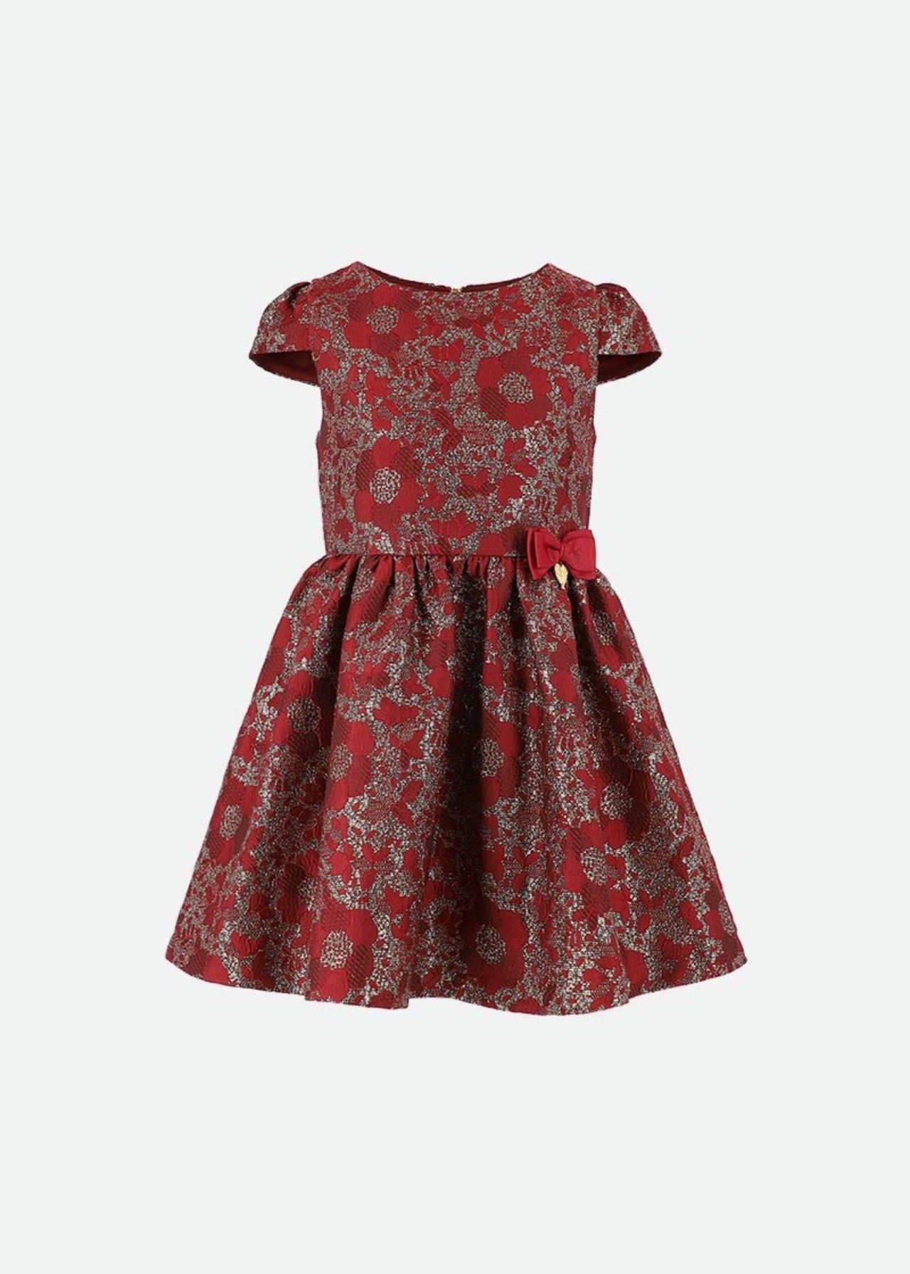 Angel's Face Girls Bridget Tibetan Red Dress | HONEYPIEKIDS 