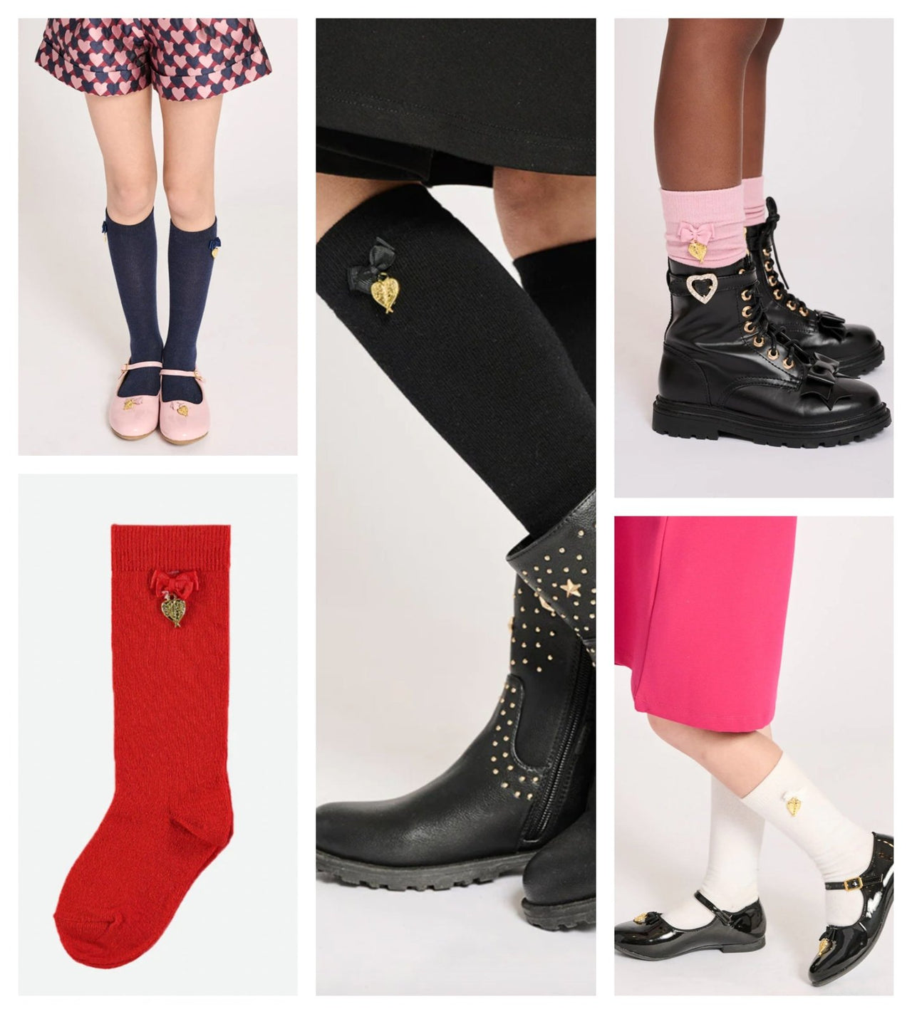 Angel's Face Girls Charming Socks - 6 Color Choices | HONEYPIEKIDS 