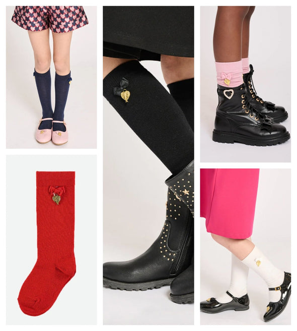 Angel's Face Girls Charming Socks - 6 Color Choices | HONEYPIEKIDS | Kids Boutique Clothing