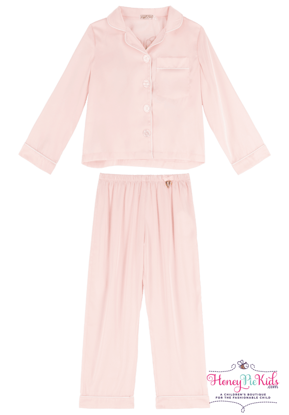 Angel's Face Girls Ballet Pink Faith L/S 2 Piece Pajama Set  | HONEYPIEKIDS | Kids Boutique 