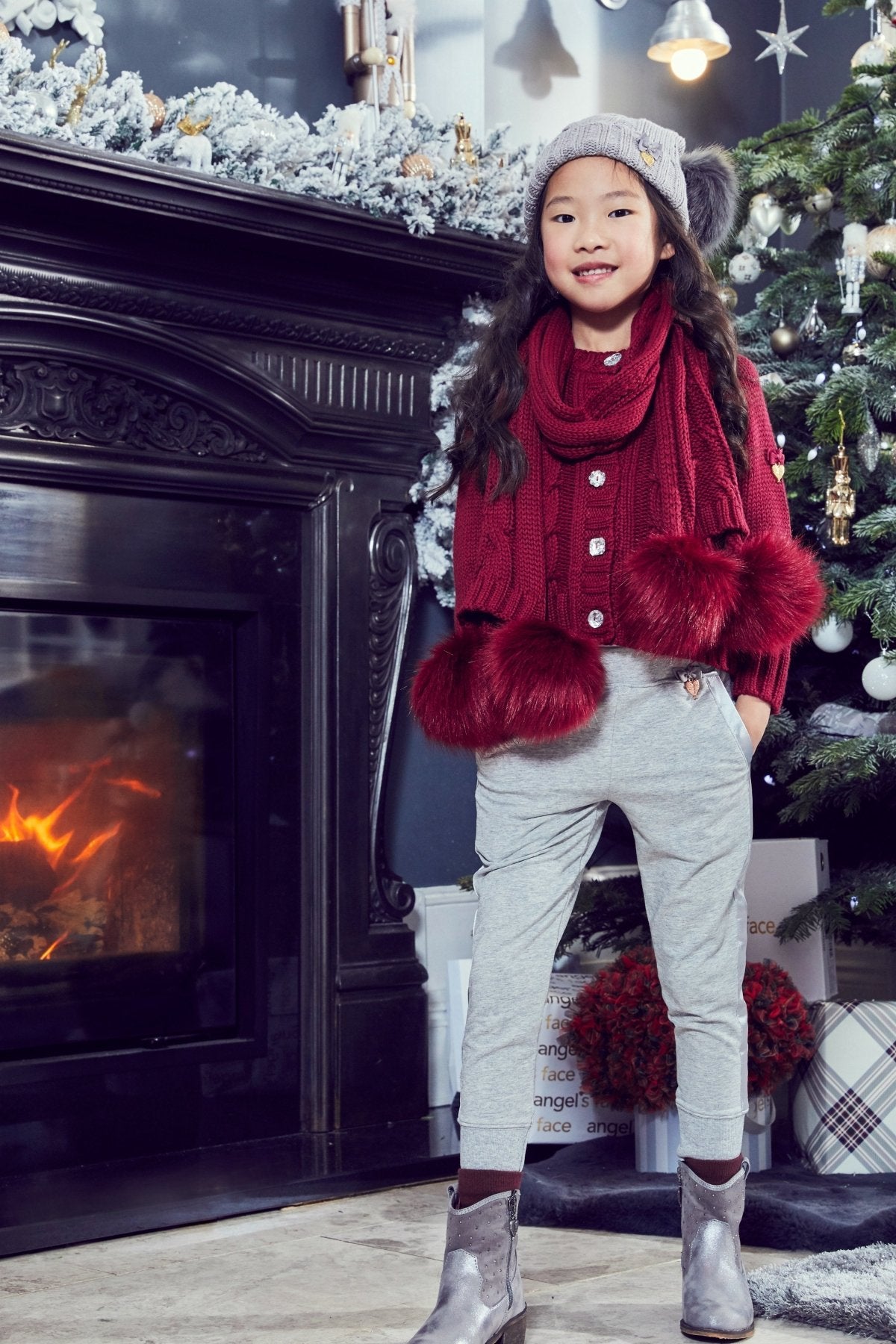 Angel's Face Girls Florence Scarf  ( multi color choices) | HONEYPIEKIDS 