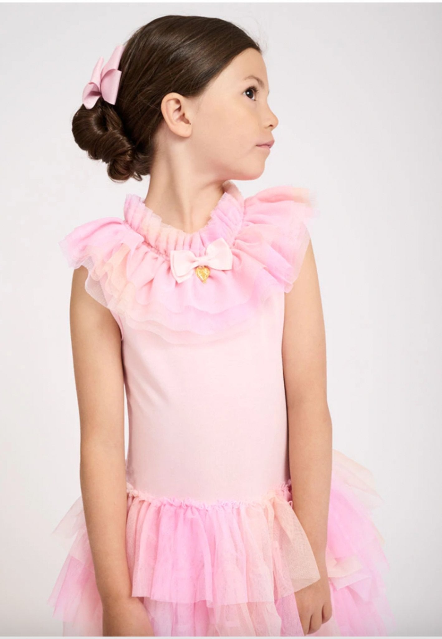 Angel's Face Girls Fruit Salad Dress In Fairy Pink | HONEYPIEKIDS 