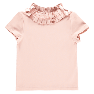 Angel's Face Girls Jane Pleated Collar Top In 2 Color Choices | HONEYPIEKIDS | Kids Boutique Clothing
