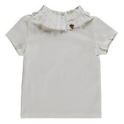 Angel's Face Girls Jane Pleated Collar Top In 2 Color Choices | HONEYPIEKIDS 