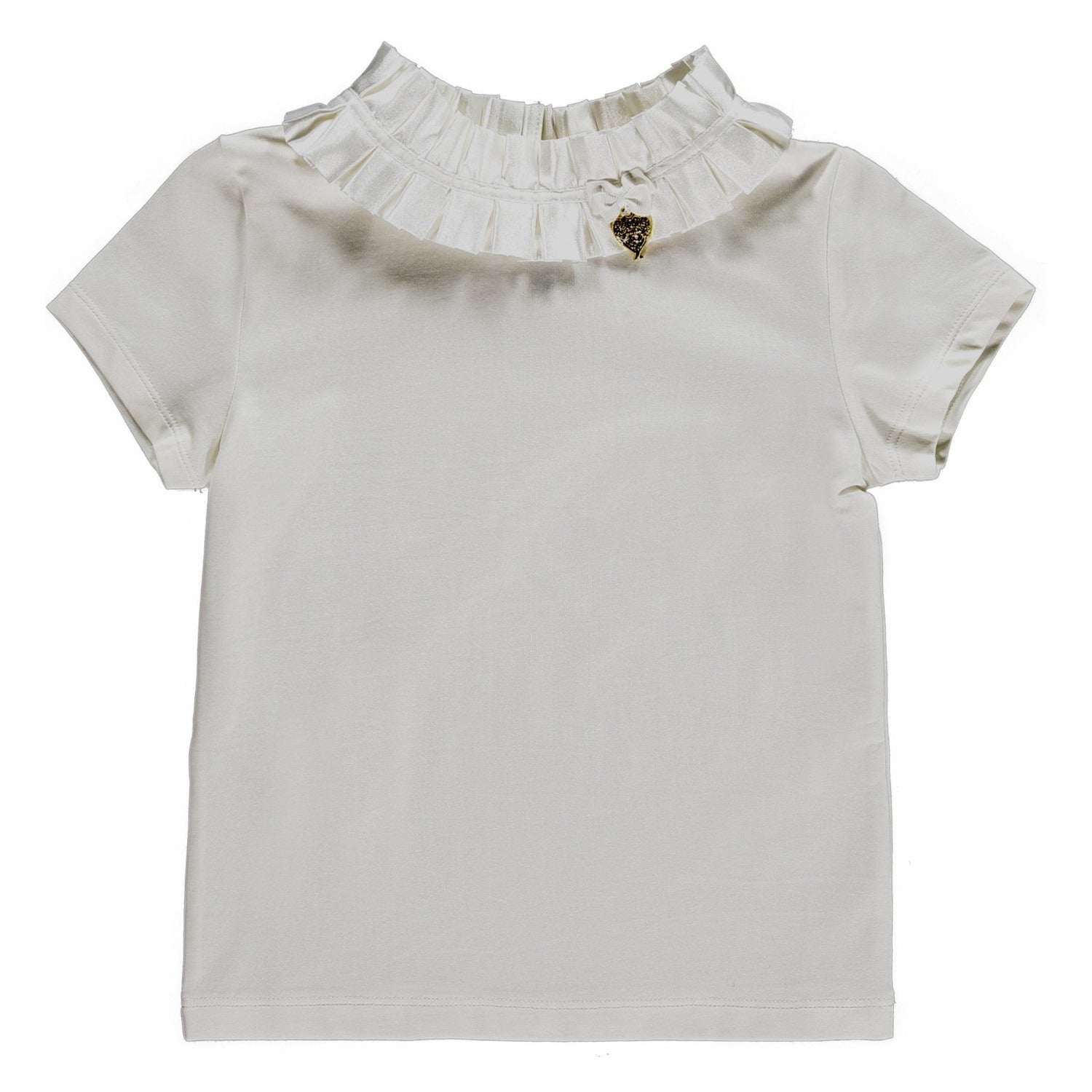 Angel's Face Girls Jane Pleated Collar Top In 2 Color Choices | HONEYPIEKIDS 