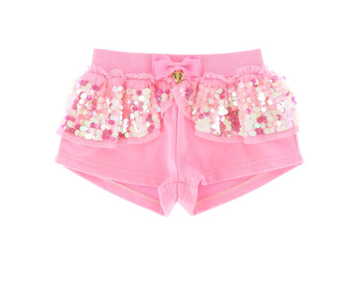 Angel's Face Girls Lindsey ROSE Sequin Shorts | HONEYPIEKIDS | Kids Boutique Clothing