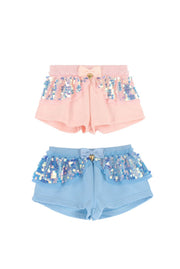Angel's Face Girls Lindsey Sequin Shorts In 2 Color Choices | HONEYPIEKIDS 