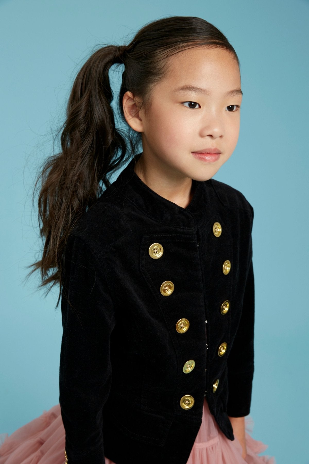 Angel's Face Girls Molly Jacket In Black | HONEYPIEKIDS 