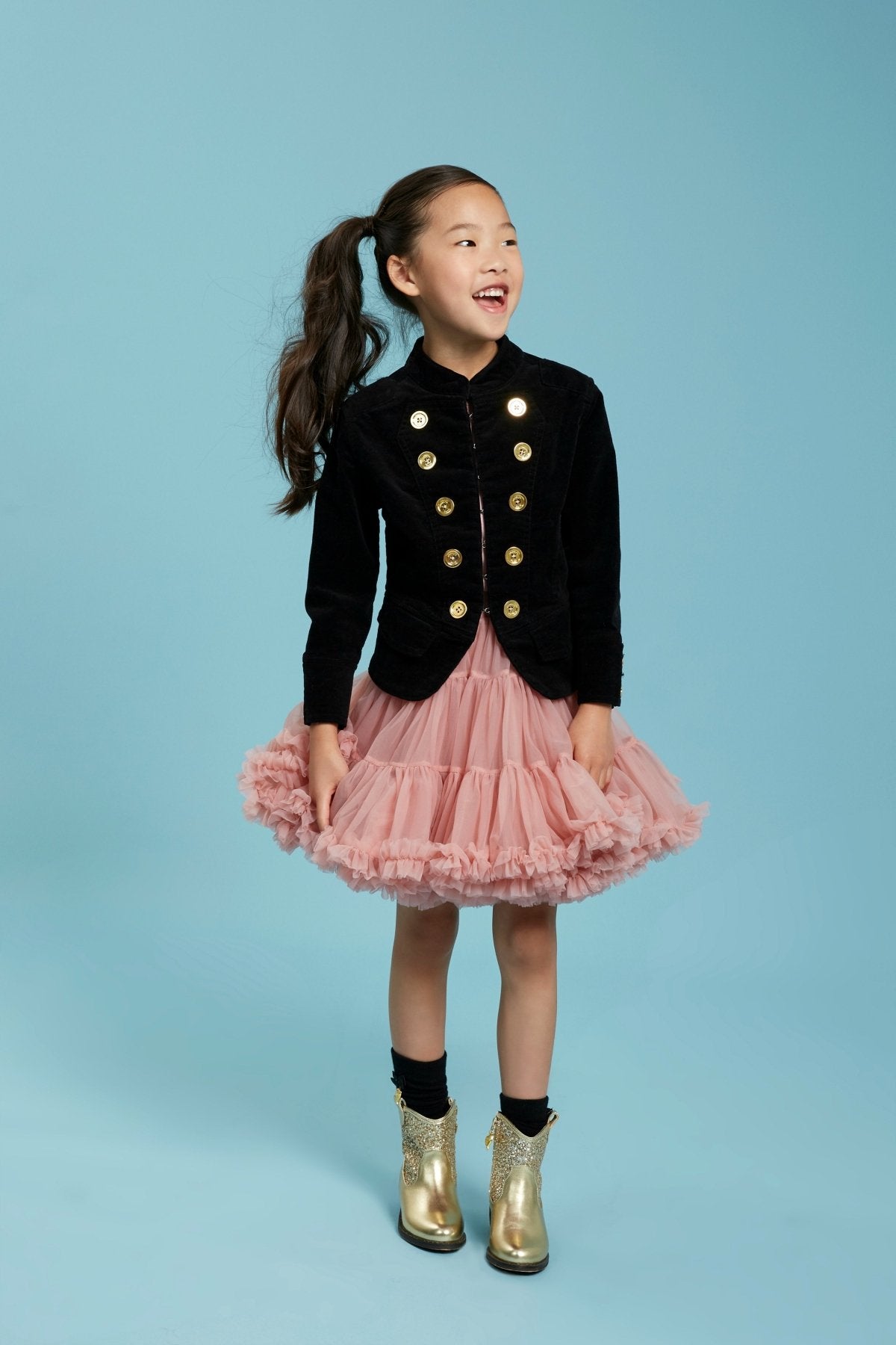 Angel's Face Girls Molly Jacket In Black | HONEYPIEKIDS 