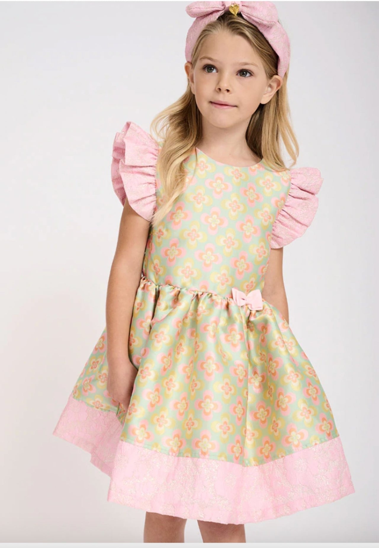 Angel's Face Peppermint Patch Dress | HONEYPIEKIDS 