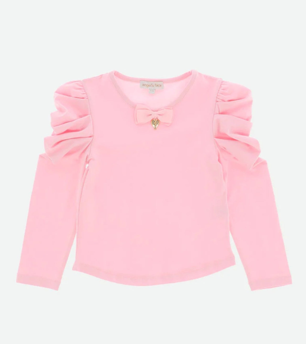 Angel's Face Girls Pink Alvera Long Sleeve Top | HONEYPIEKIDS 