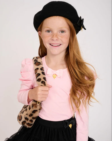 Angel's Face Girls Pink Alvera Long Sleeve Top | HONEYPIEKIDS | Kids Boutique Clothing