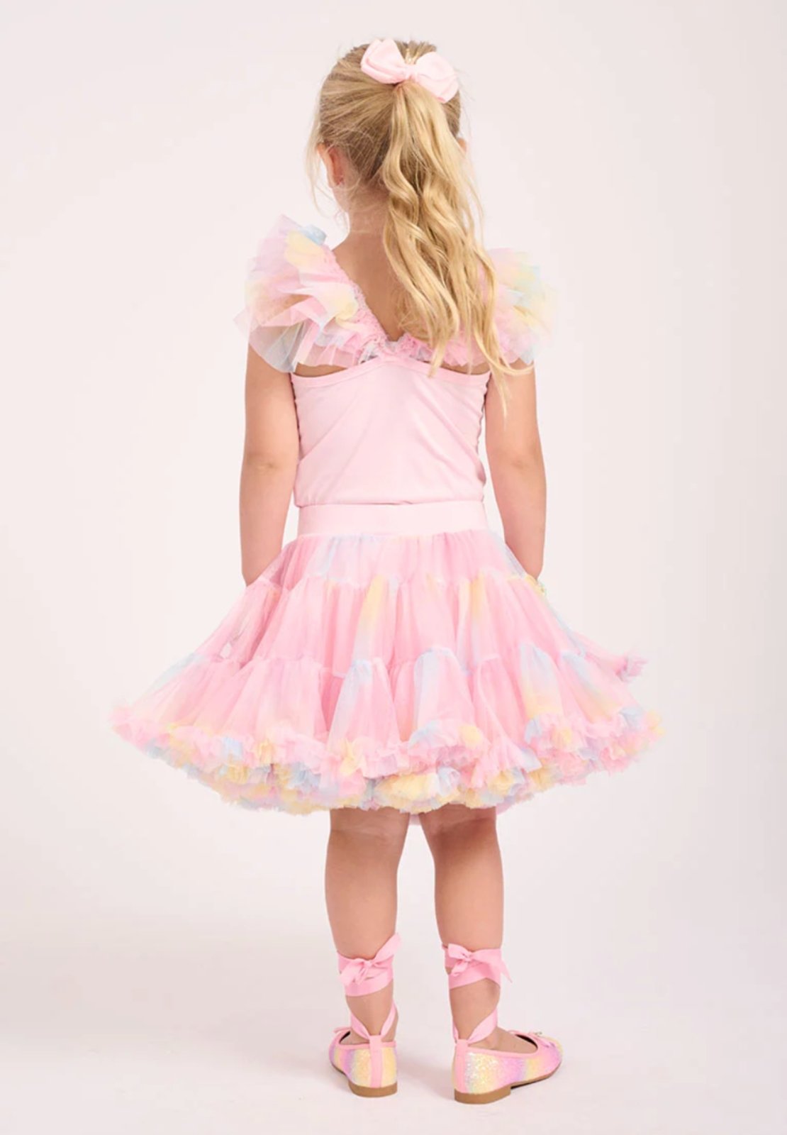 Angel's Face Girls Pink Ombre Pixie Tutu Skirt | HONEYPIEKIDS 