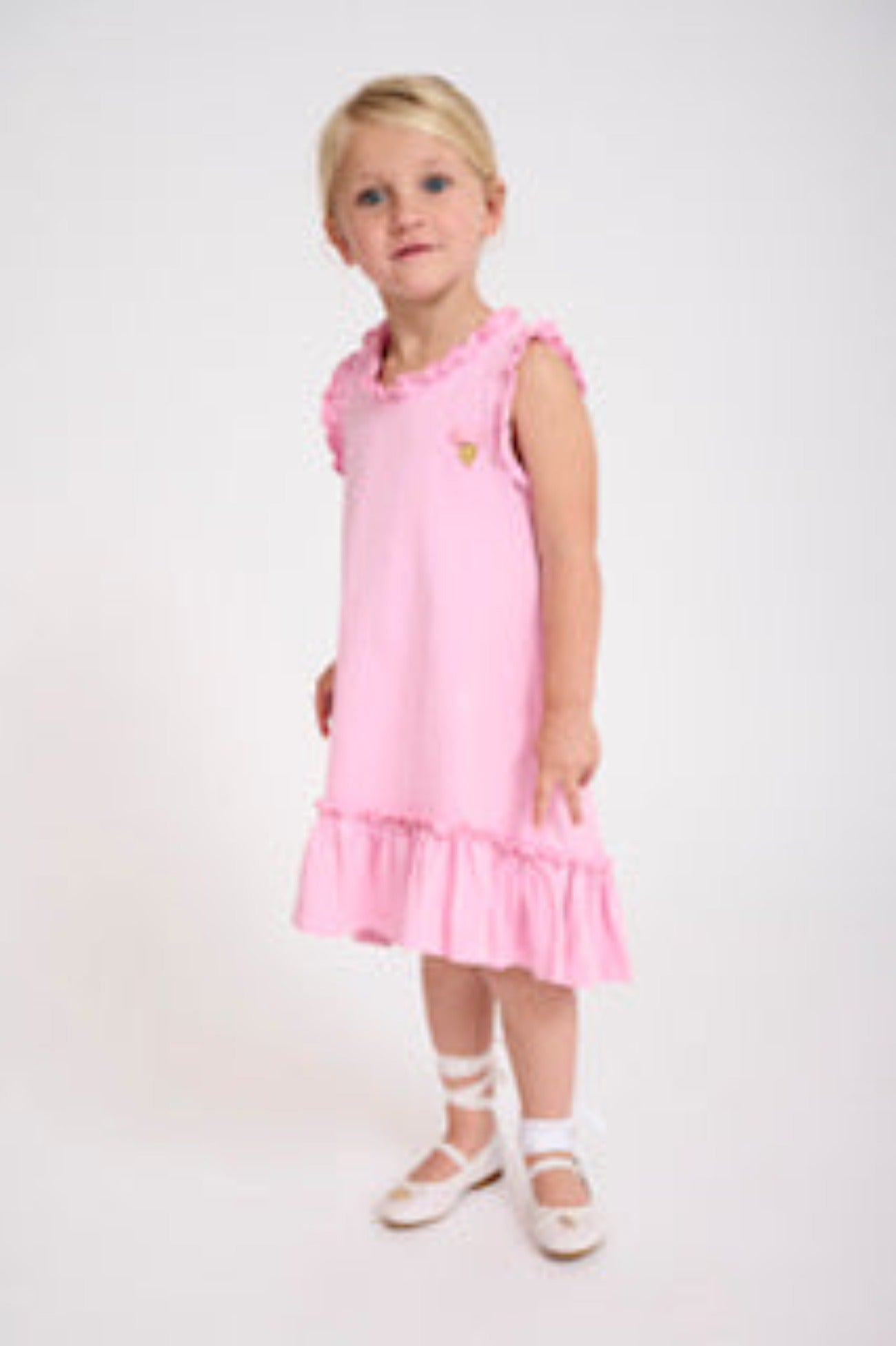 Angel's Face Girls Pink Sunny Dress | HONEYPIEKIDS 