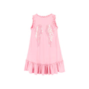 Angel's Face Girls Pink Sunny Dress | HONEYPIEKIDS 