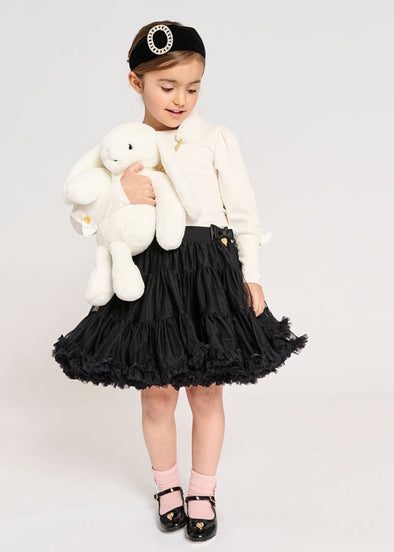 Angel's Face Girls Black Pixie Tutu Skirt  | HONEYPIEKIDS | Kids Boutique Dresses