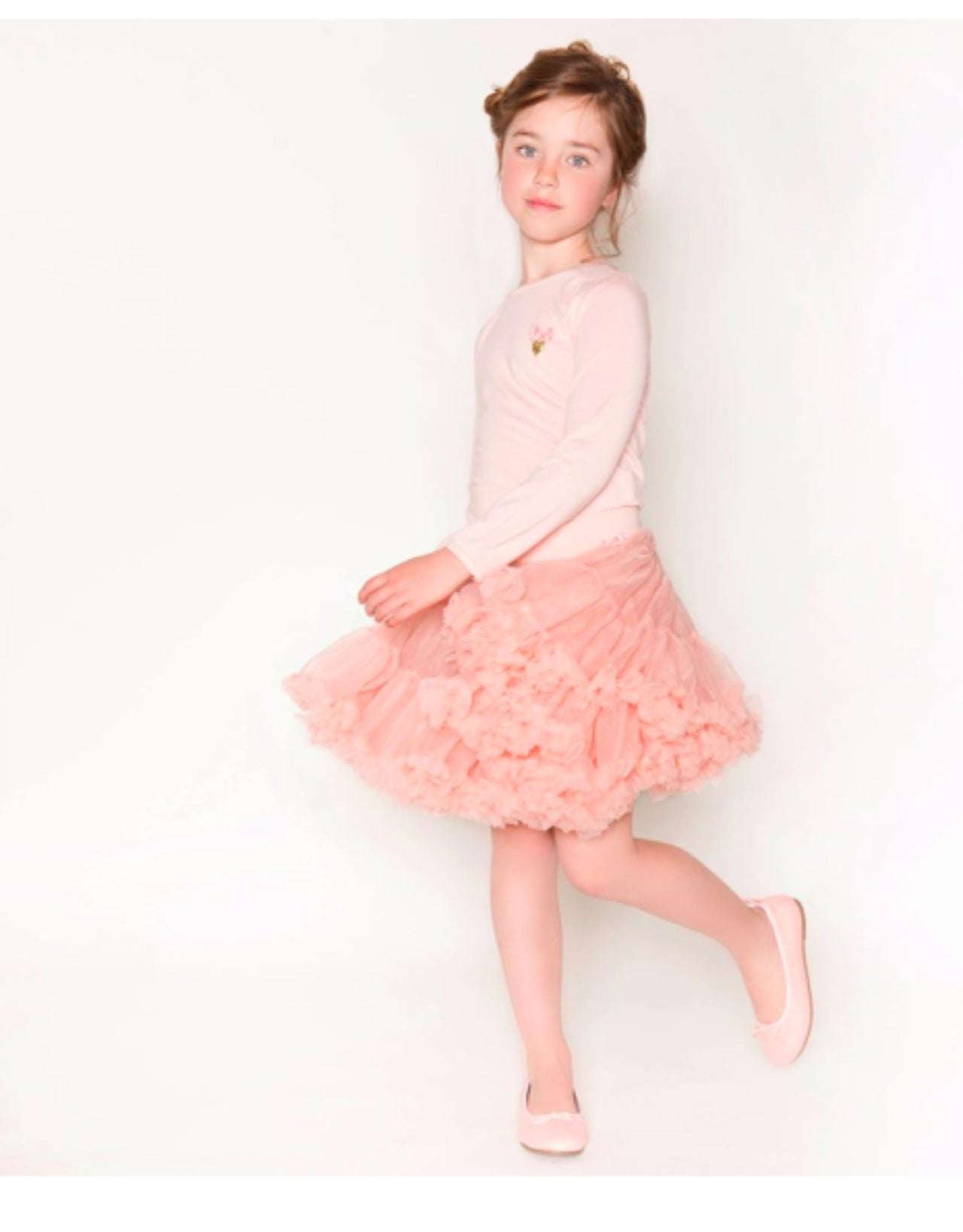 Angel's Face Girls Pixie Tutu Skirt In BLUSH | HONEYPIEKIDS 