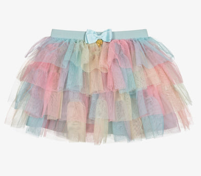 Angel's Face Girls Rainbow Skirt In Duck Egg Color | HONEYPIEKIDS | Kids Boutique Clothing