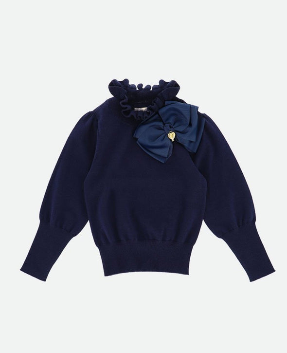 Angel's Face Girls Rosaria Navy Jumper Sweater | HONEYPIEKIDS | Kids Boutique Clothing