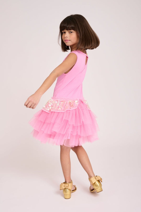 Angel's Face Girls Rose Sequin Ace Dress | HONEYPIEKIDS | Kids Boutique Clothing