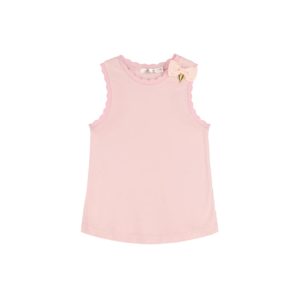 Angel's Face Girls Sleeveless Jay Top In Fairy Pink | HONEYPIEKIDS | Kids Boutique Clothing