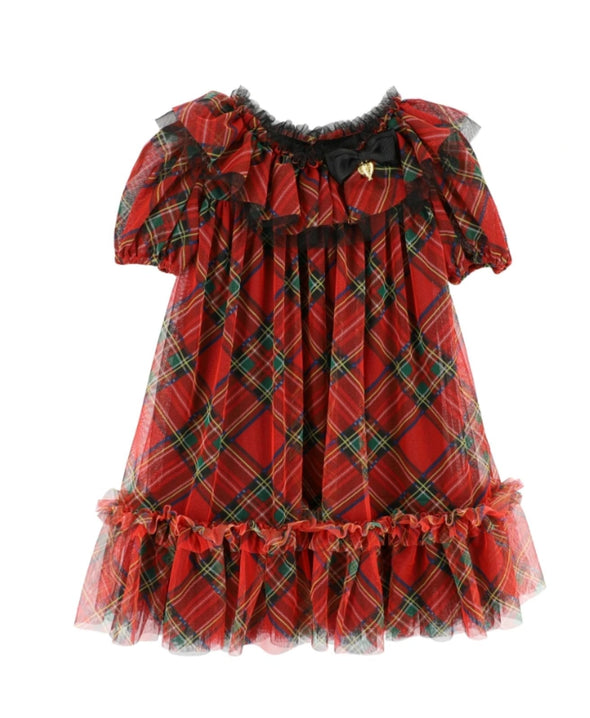Angel's Face Girls Tartan Marta Dress | HONEYPIEKIDS | Kids Boutique Clothing