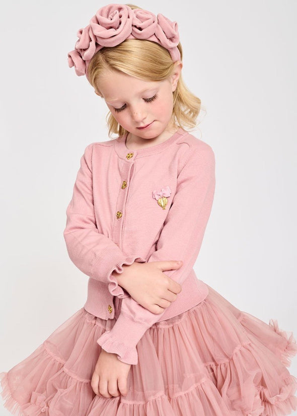 Angel's Face Girls Tea Rose Rita Wings Cardigan | HONEYPIEKIDS | Kids Boutique Clothing