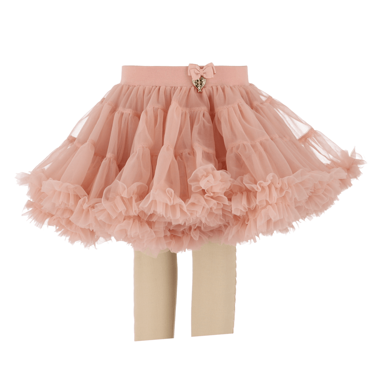 Angel's Face Infant Girls Binky Baby Tutu Skirt In Blush | HONEYPIEKIDS 