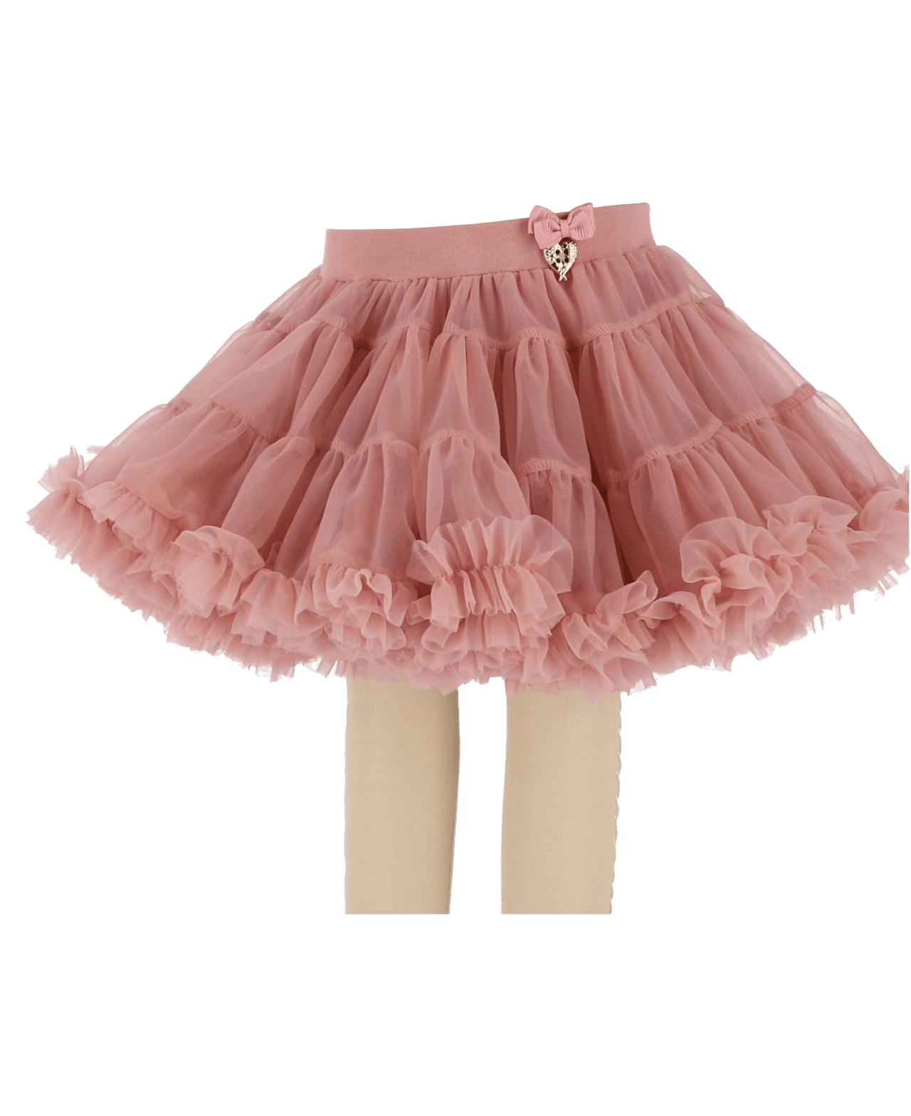 Angel's Face Infant Girls Binky Baby Tutu Skirt In TeaRose | HONEYPIEKIDS 