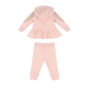 Angel's Face Baby Girls Zeta Tracksuit In Ballet Pink | HONEYPIEKIDS 