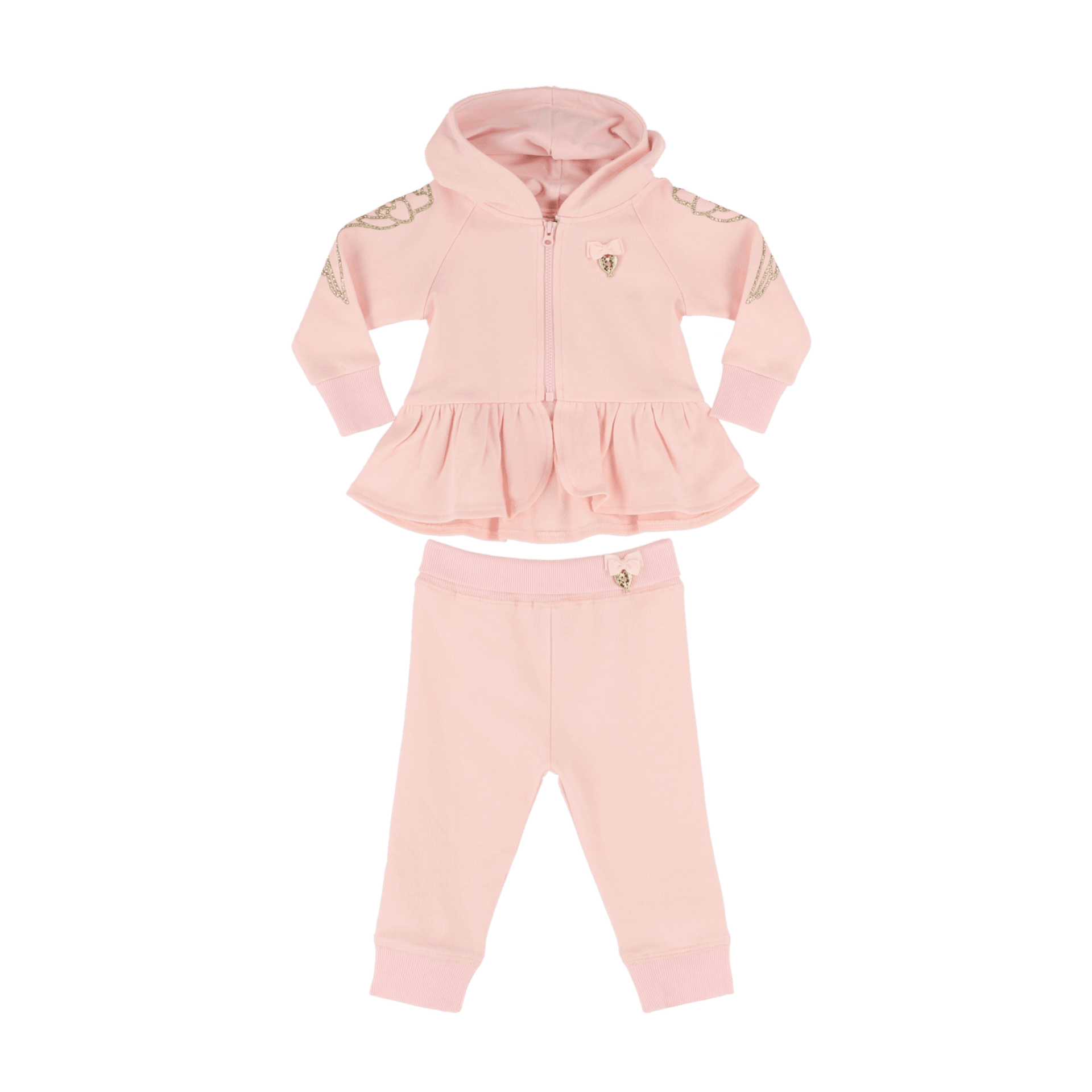 Angel's Face Baby Girls Zeta Tracksuit In Ballet Pink | HONEYPIEKIDS 