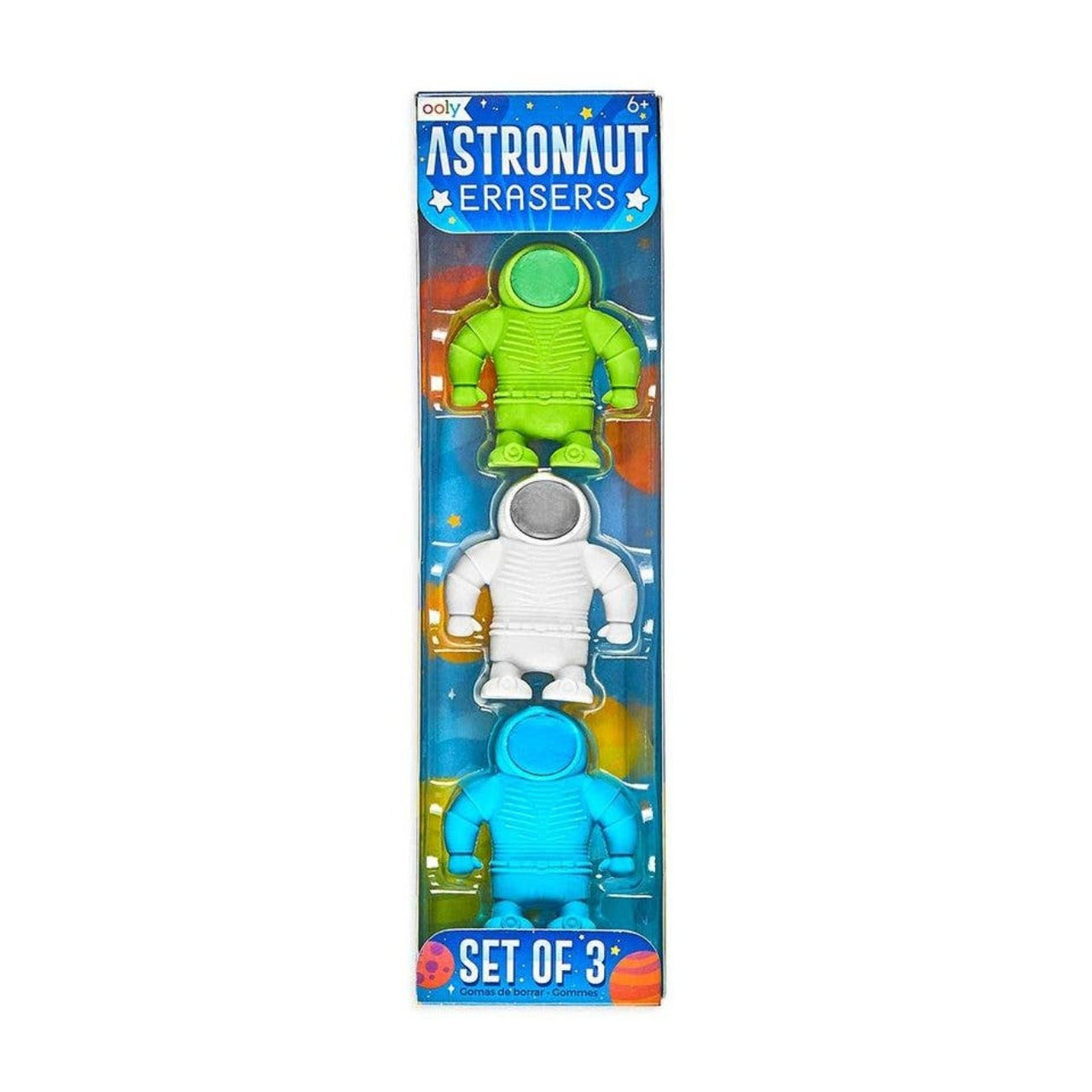Astronaut Erasers Set - Set of 3 | HONEYPIEKIDS 
