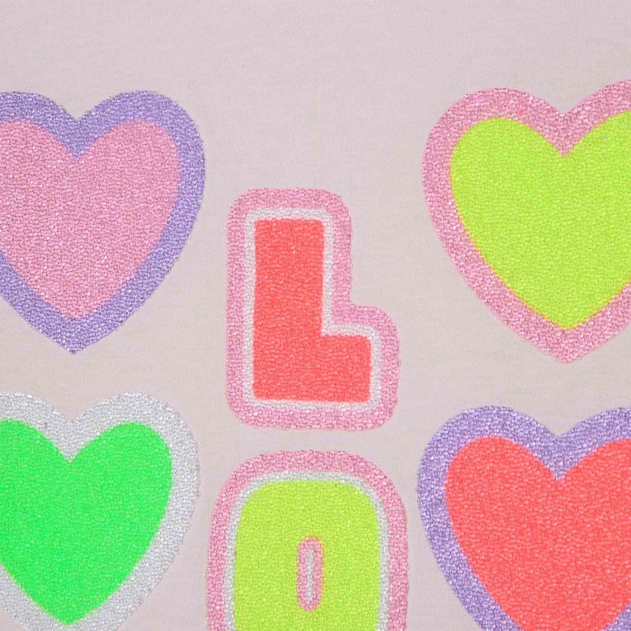 Billieblush Girls Pink L/S LOL Neon Heart Shirt | HONEYPIEKIDS 