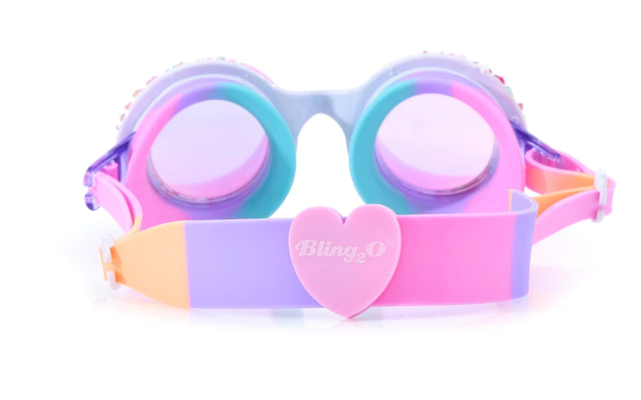 Bling2o Girls Pink Berry Cupcake Sprinkles Swim Goggles | HONEYPIEKIDS 